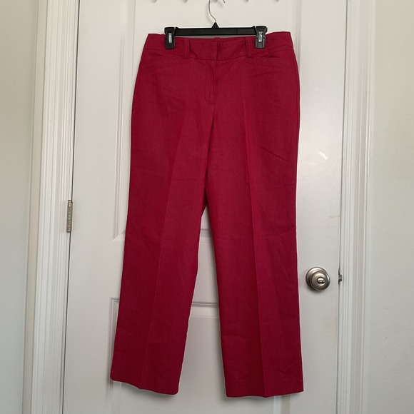 Larry Levine Pants - Larry Levine Dress Pants Career Trouser Stretch Red Size 12
